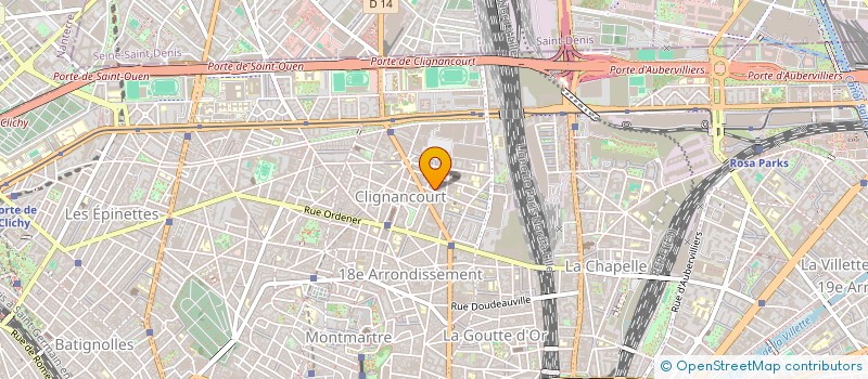 localisation de l'entreprise MONSIEUR GLEN LE CUFF  PARIS