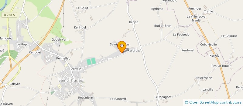 localisation de l'entreprise MONSIEUR GLEN LE FOULER  SAINT-THURIAU