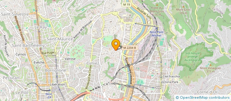 localisation de l'entreprise MONSIEUR GLEN MORRIS à NICE