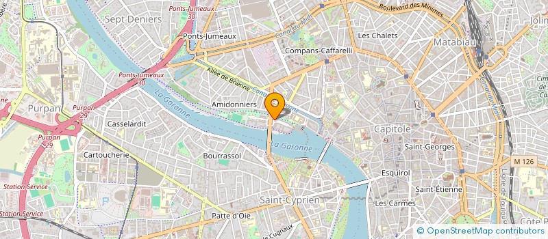 localisation de l'entreprise MONSIEUR GLENN ALEX IYANGUI  TOULOUSE