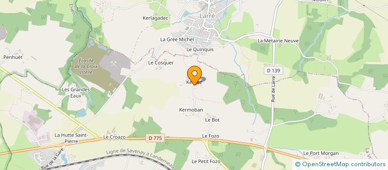 localisation de l'entreprise MONSIEUR GLENN DOUET à LA VRAIE CROIX
