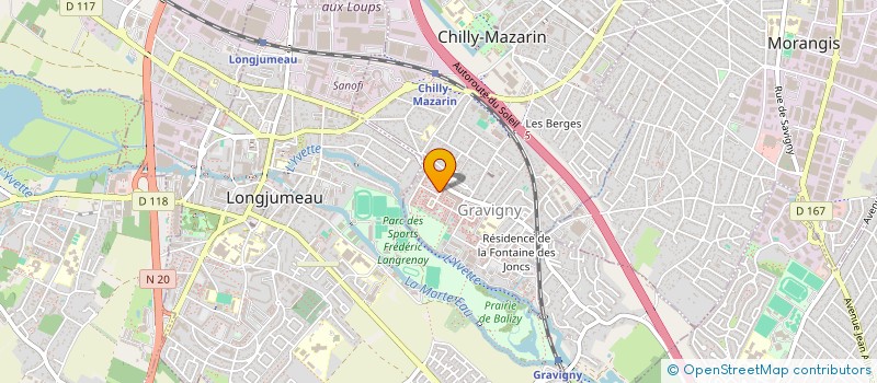 localisation de l'entreprise MONSIEUR GLENN KINZENGA  CHILLY-MAZARIN