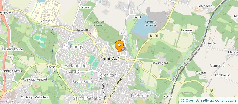 localisation de l'entreprise MONSIEUR GLENN LE BOURLIGU  SAINT-AVE