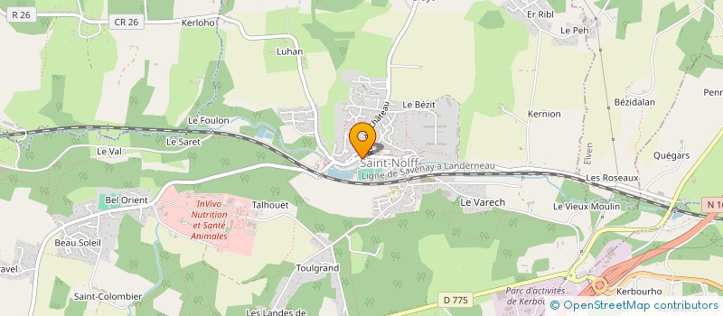 localisation de l'entreprise MONSIEUR GLENN LOUER  SAINT-NOLFF