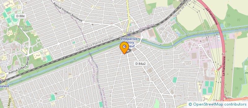 localisation de l'entreprise MONSIEUR GLENN MALANDA BINDA  VILLEPARISIS