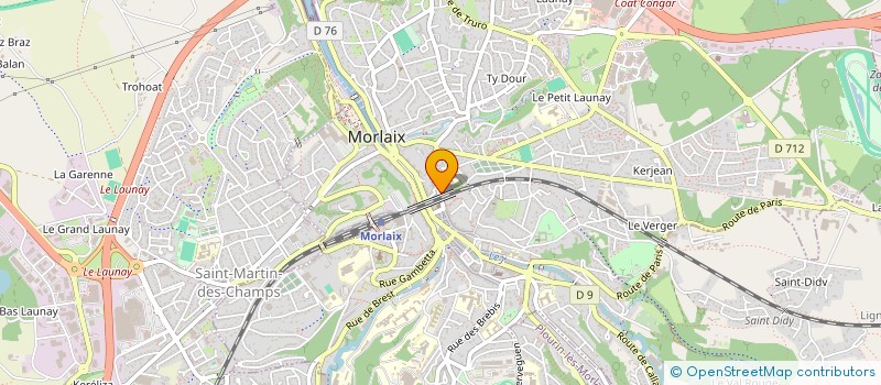 localisation de l'entreprise MONSIEUR GLENN MICHEL à MORLAIX