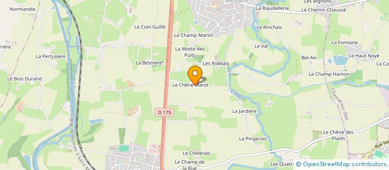 localisation de l'entreprise MONSIEUR GLENN RADIGUE  MOUAZE