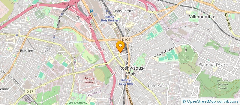 localisation de l'entreprise MONSIEUR GLODI FOLO-LISASI  ROSNY-SOUS-BOIS