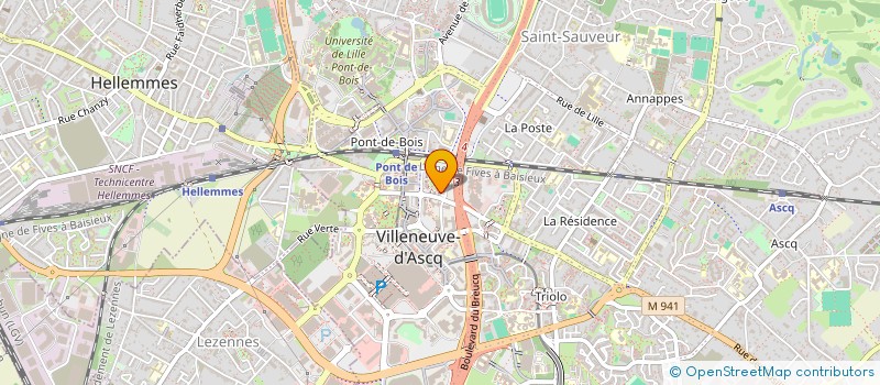 localisation de l'entreprise MONSIEUR GLODY LUNDA  VILLENEUVE-D'ASCQ