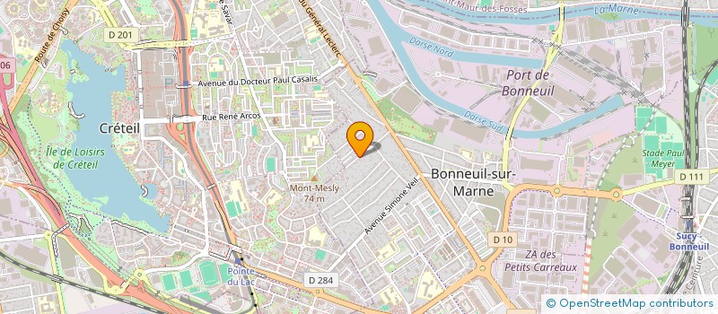 localisation de l'entreprise MONSIEUR GLODY MAVINGA  BONNEUIL-SUR-MARNE