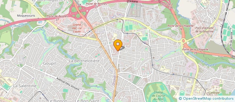 localisation de l'entreprise MONSIEUR GLODY MBUZI à NANTES