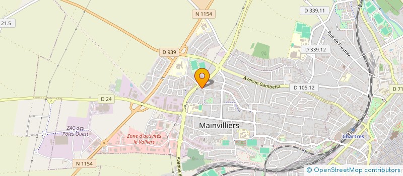 localisation de l'entreprise MONSIEUR GLODY MONIZI KAKINA à MAINVILLIERS