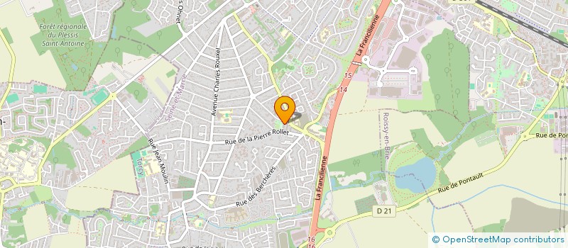 localisation de l'entreprise MONSIEUR GLODY MUDILA MUTINU  CHELLES