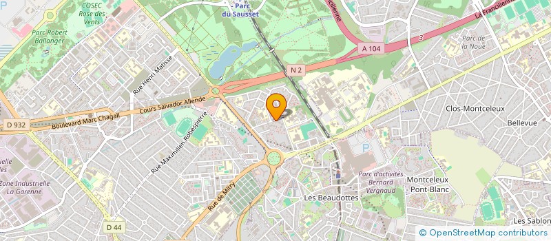 localisation de l'entreprise MONSIEUR GLODY-XAVIER MUTEBA  AULNAY-SOUS-BOIS