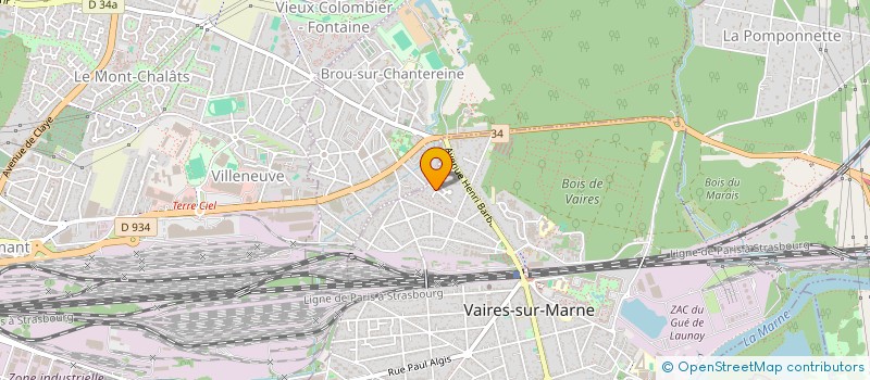 localisation de l'entreprise MONSIEUR GLOIRE MIANDZOUKOU  VAIRES-SUR-MARNE