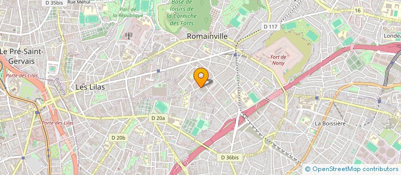 localisation de l'entreprise MONSIEUR GLORIDI NSIMBA BONGO à ROMAINVILLE