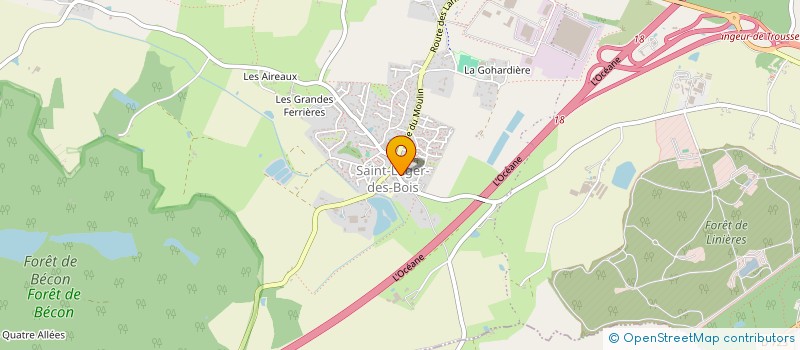 localisation de l'entreprise MONSIEUR GLORY BIZI MBILA  SAINT-LEGER-DE-LINIERES