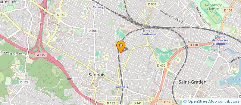 localisation de l'entreprise MONSIEUR GLORY TSHIMBUKA-DUMI  SANNOIS