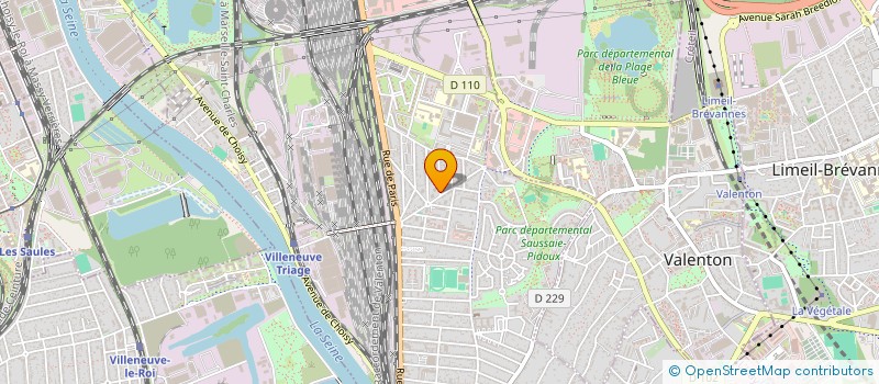 localisation de l'entreprise MONSIEUR GNADOU DAGBO DJEDJE RAPHAEL  VILLENEUVE-SAINT-GEORGES