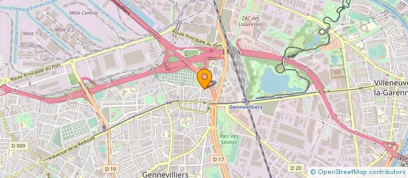 localisation de l'entreprise MONSIEUR GNAGO TAYORO à GENNEVILLIERS