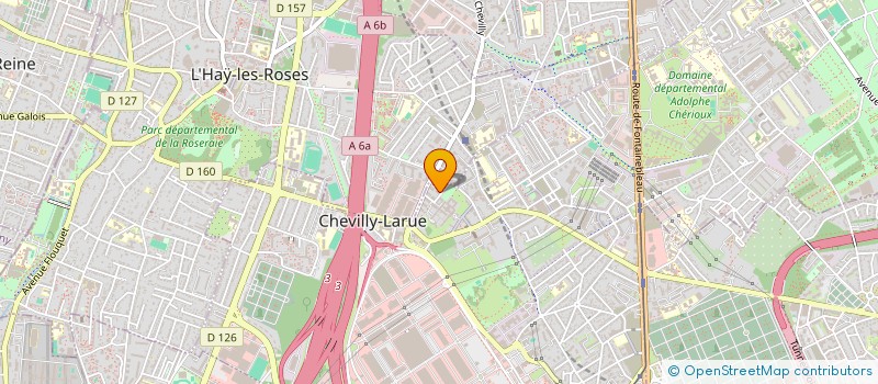 localisation de l'entreprise MONSIEUR GNAHORE GOHOUROU  CHEVILLY-LARUE