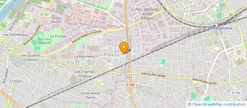 localisation de l'entreprise MONSIEUR GNALEGA OKO  SARTROUVILLE