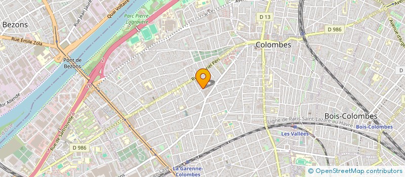 localisation de l'entreprise MONSIEUR GNAORE SABE à COLOMBES