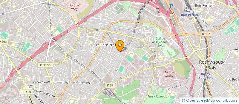 localisation de l'entreprise MONSIEUR GNEPA MICHEL NEMLIN à MONTREUIL