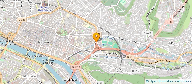 localisation de l'entreprise MONSIEUR GNOLEBA HYACINTHE ZOKOU à ROUEN