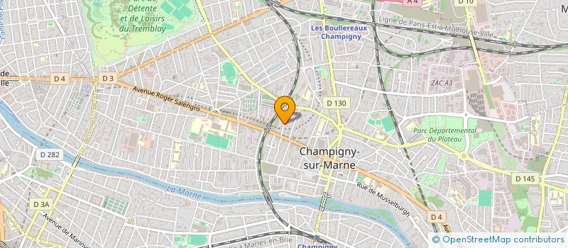 localisation de l'entreprise MONSIEUR GNOLEBA YORO  CHAMPIGNY-SUR-MARNE