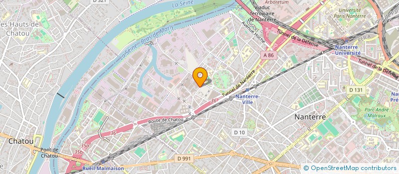 localisation de l'entreprise MONSIEUR GNONTONGNON KORABLIA  NANTERRE