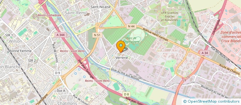 localisation de l'entreprise MONSIEUR GOCHA AGDOMELASHVILI  REIMS