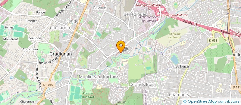 localisation de l'entreprise MONSIEUR GOCHA GORGILADZE  GRADIGNAN