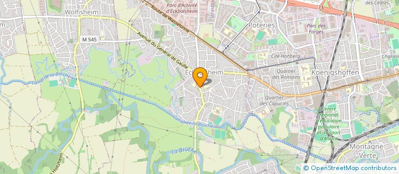 localisation de l'entreprise MONSIEUR GOCHEN LANDAUER  ECKBOLSHEIM