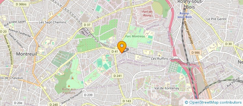 localisation de l'entreprise MONSIEUR GODA ZEDEK  MONTREUIL