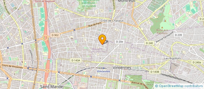 localisation de l'entreprise MONSIEUR GODANI EXILAS à MONTREUIL