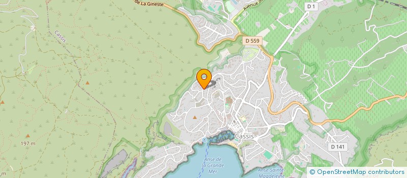 localisation de l'entreprise MONSIEUR GODEFROY BAIJOT à CASSIS