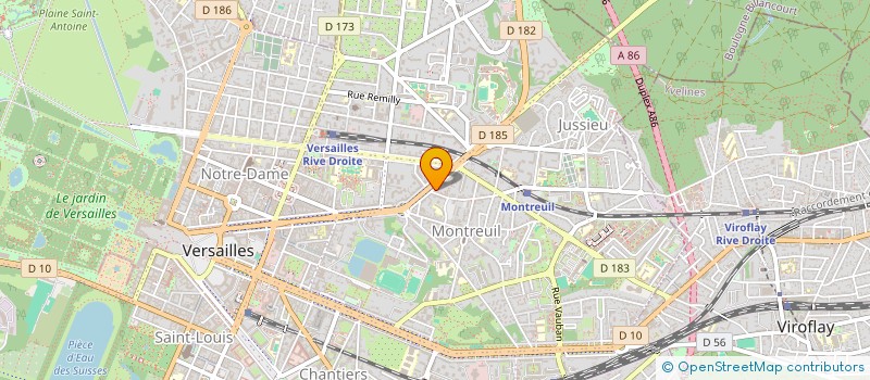 localisation de l'entreprise MONSIEUR GODEFROY CANONNE à VERSAILLES