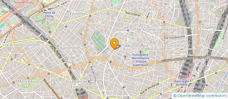 localisation de l'entreprise MONSIEUR GODEFROY GLEDIC  PARIS