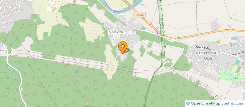 localisation de l'entreprise MONSIEUR GODEFROY LALANDE  NOISY-SUR-OISE