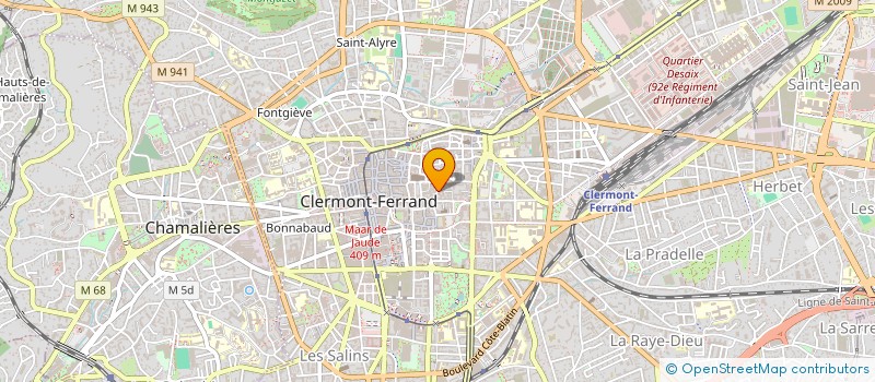 localisation de l'entreprise MONSIEUR GODEFROY RIVIERE  CLERMONT-FERRAND