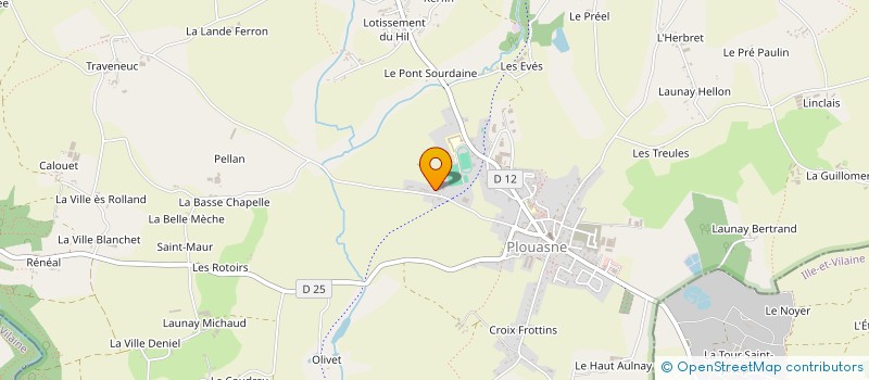 localisation de l'entreprise MONSIEUR GODEFROY SAVY  PLOUASNE