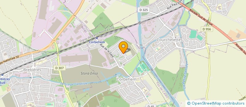localisation de l'entreprise MONSIEUR GODFROID TOBIAS  CORBEHEM