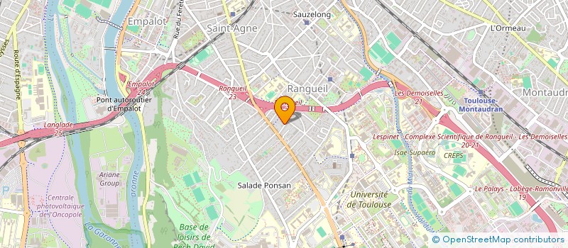 localisation de l'entreprise MONSIEUR GODFROY-LUTHER GONDJE-DJANAYANG  TOULOUSE