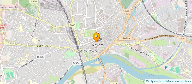 localisation de l'entreprise MONSIEUR GODINOUX IMMEUBLE CARNOT à NEVERS