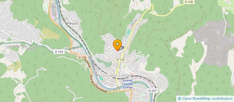 localisation de l'entreprise MONSIEUR GODSENT ITOTOH  LA GRAND-COMBE