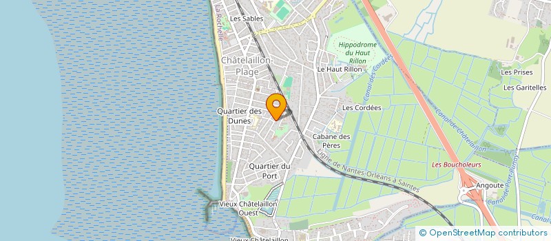 localisation de l'entreprise MONSIEUR GOFFREY DELAFOSSE à CHATELAILLON-PLAGE