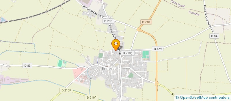 localisation de l'entreprise MONSIEUR GOKAN ISIK  ENNEZAT