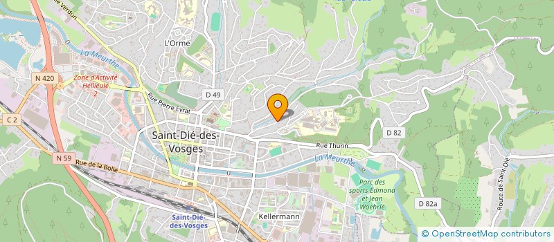 localisation de l'entreprise MONSIEUR GOKAN YASAR à SAINT-DIE-DES-VOSGES