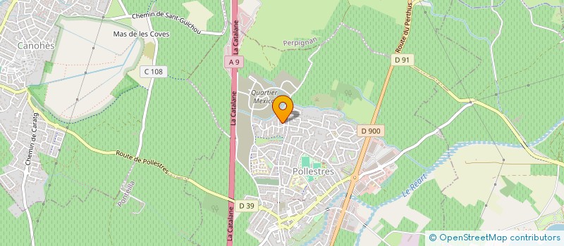 localisation de l'entreprise MONSIEUR GOKHAN DEMIR  POLLESTRES